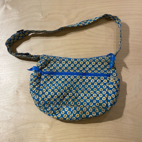 Vera Bradley Blue and Yellow Patterned Women's Bag (BI) - Picture 8 of 10